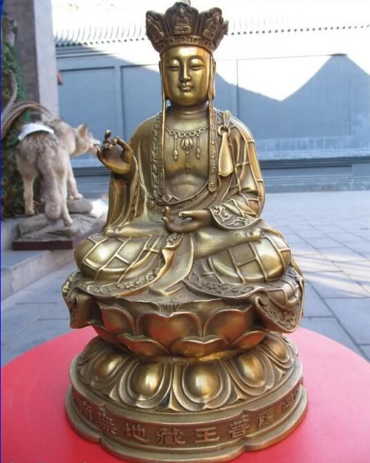 

Песня voge gem S0960 китайский буддистский храм brass Ksitigarbha Jizo король, Будда