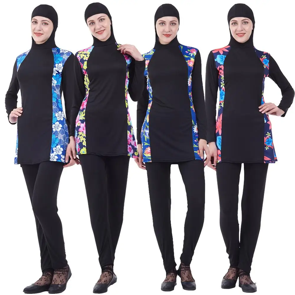 Мусульманский купальник женский скромный Burkini полный Чехол пляжная одежда