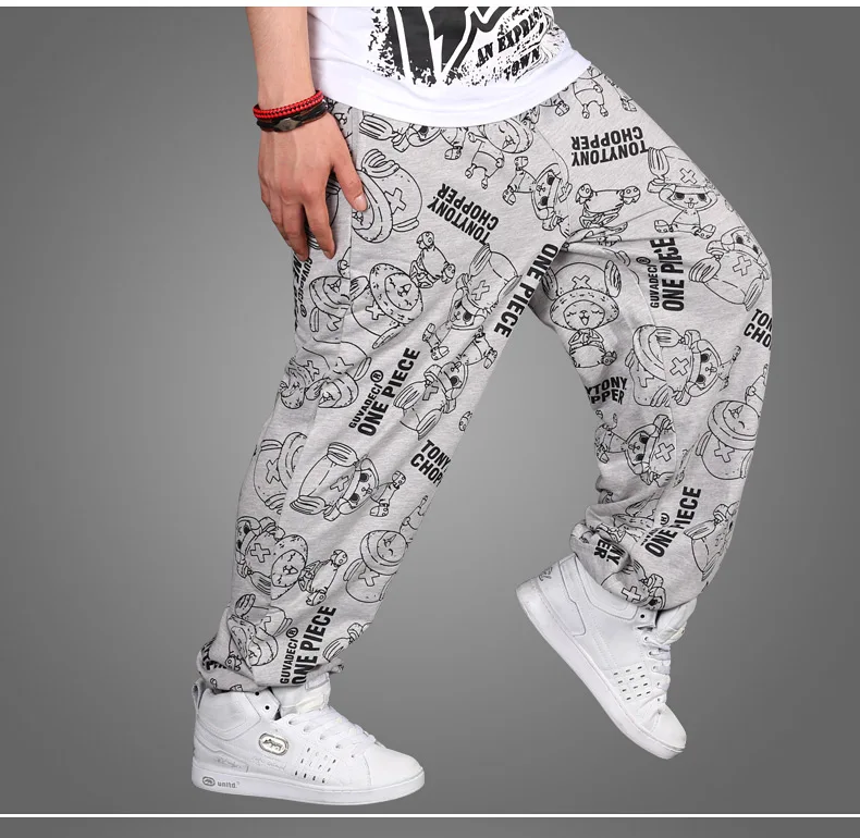 Брюки мужские в стиле хип-хоп уличные танцевальные штаны повседневные из 100%