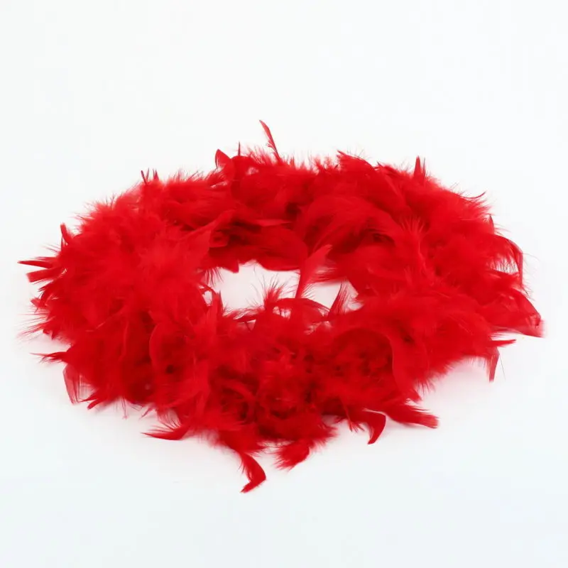 20pcs 2M Fluffy Feather Boa Strip Fancy Dress Party Wedding Decoration Xmas Gift Free shipping |