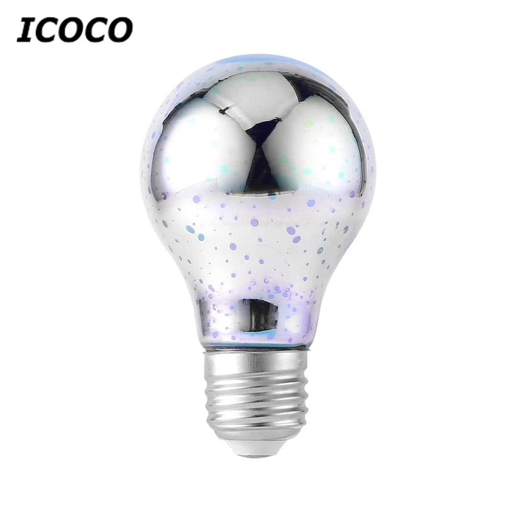 ICOCO 3D E27 светодиодная лампа ST64 G95 G80 A60 фейерверки 4 Вт шаровые огни Звездные