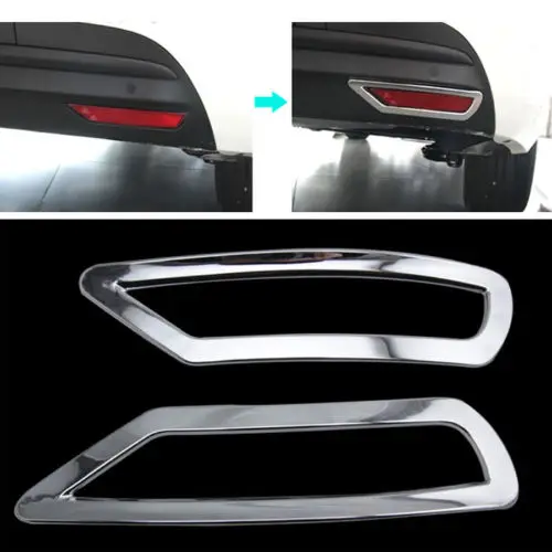 Хромированный задний отражатель противотуманный светильник задняя крышка