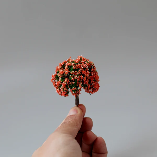 tree Миниатюрное многоцветное дерево BEAUFORT, сосна, красный клен, вишня, гриб, микро пейзаж, украшения для суккулентов, украшение для растений - Цвет: tree
