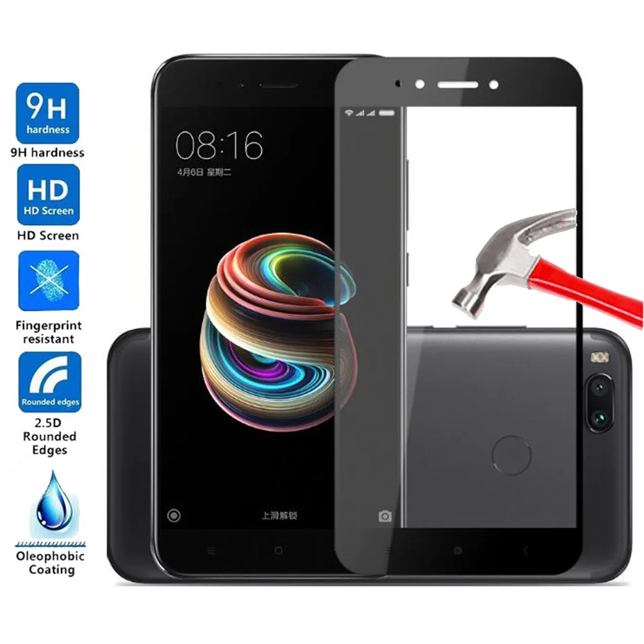 Защитная пленка из закаленного стекла для xiaomi mi5s экрана на весь экран 5s 5 15