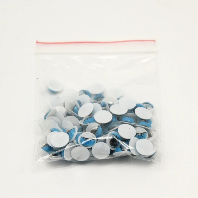 100 шт. разноцветные пластиковые глаза для подвижного глазного яблока 6/7/8/10/12