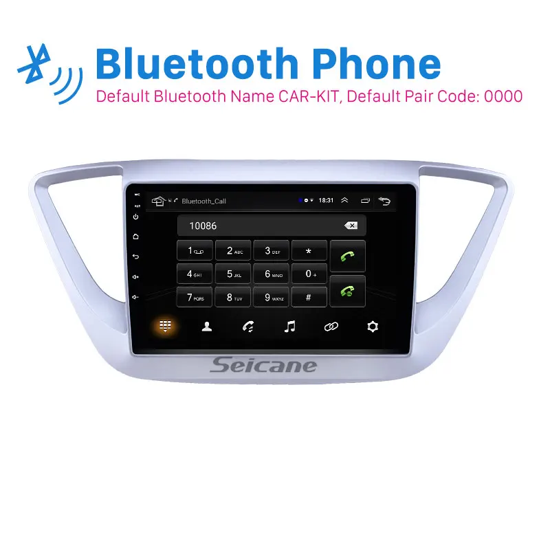 Автомобильный мультимедийный плеер Seicane Android 8 1 9 дюймов 2Din GPS радио для Hyundai Verna 2016
