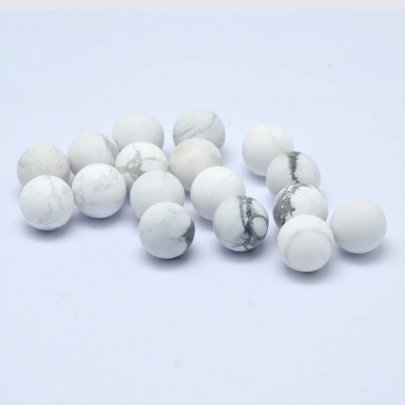 

100 шт. 8 мм натуральные матовые бусины Howlite без отверстий/без отверстий для изготовления ювелирных изделий своими руками ожерелья браслеты п...