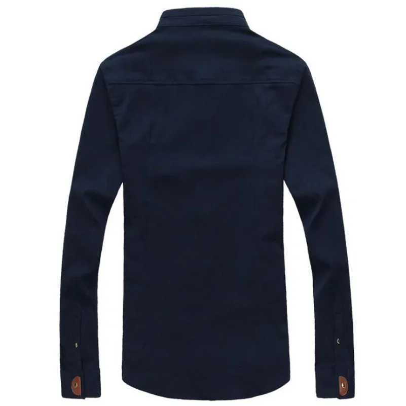 2017 Мужская рубашка Новое поступление повседневная хлопковая Kemeja облегающая