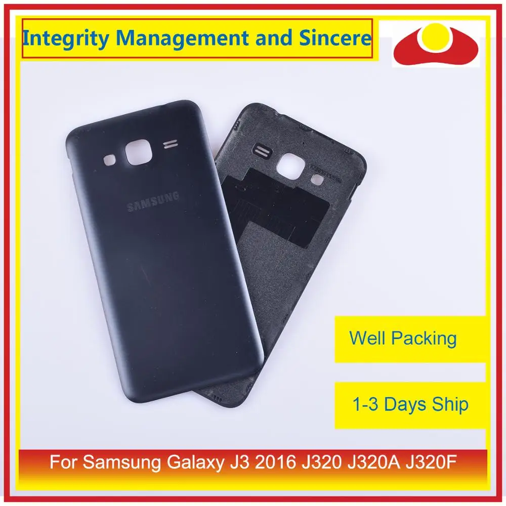 10 шт./лот для Samsung Galaxy J3 2016 J320 J320A J320F J320M J320FN корпус батарейного отсека задняя