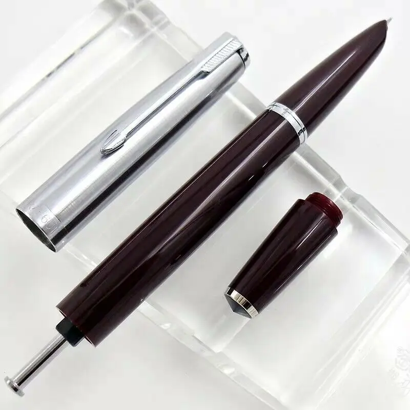 Новая версия КРЫЛО Sung снасти 601 Сталь Кепки Vacumatic двойные бусины перьевая ручка, канцелярские принадлежности для офиса, школьные принадлежности, penna stilografica