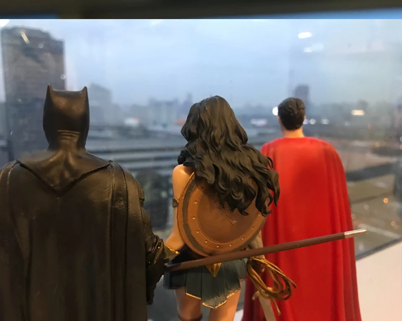 DC Лига Справедливости ARTFX статуя киборг Аквамен флэш Чудо Женщины Бэтмен Супермен фигурка игрушка кукла