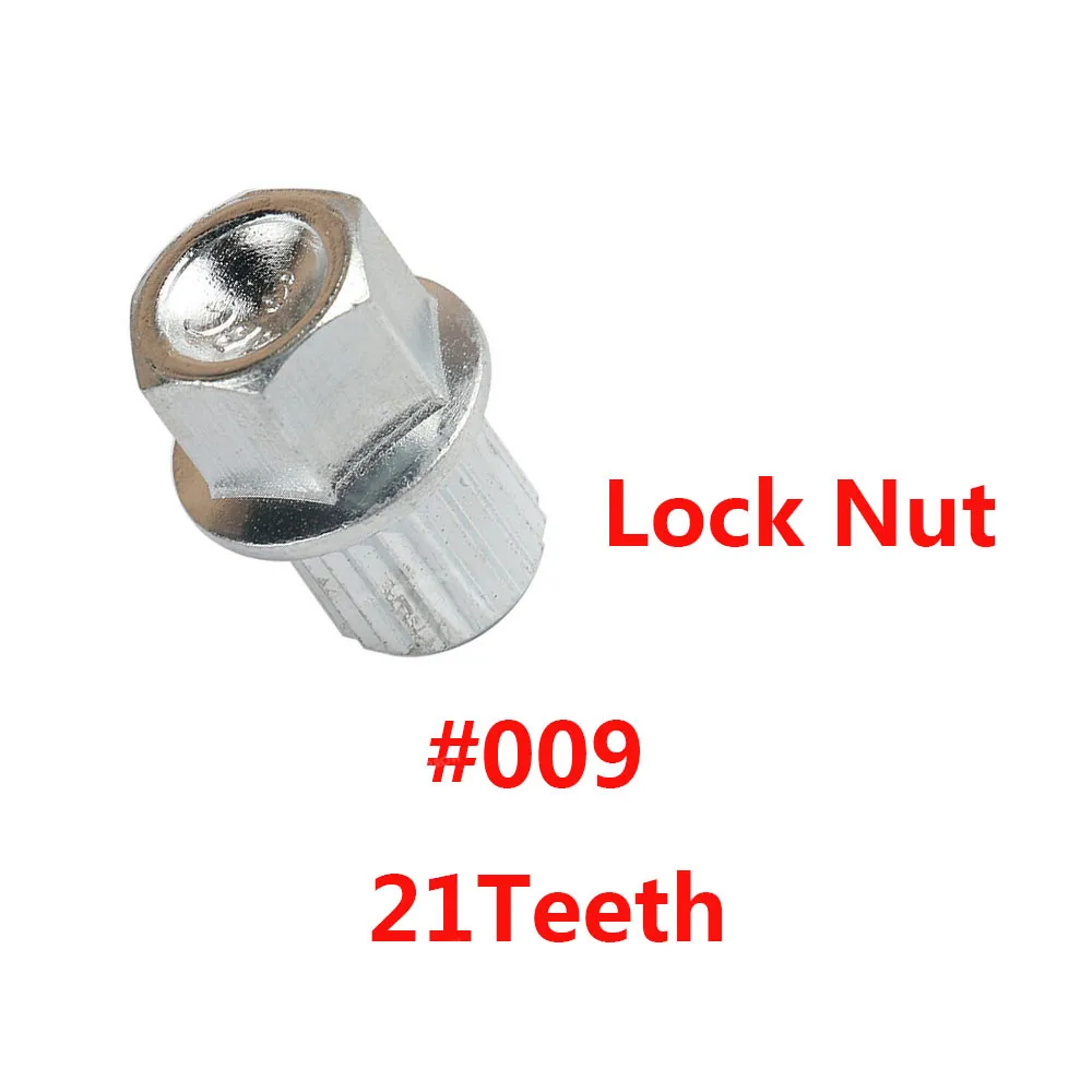 1xLock Nut X5 набор Противоугонный колесный винт Болт замок гайка ключ адаптер 21 Зубы для Volkswagen Golf Passat для Audi A4 A6 A8 TT 8D0601139F 009 - Название цвета: 1xLock Nut
