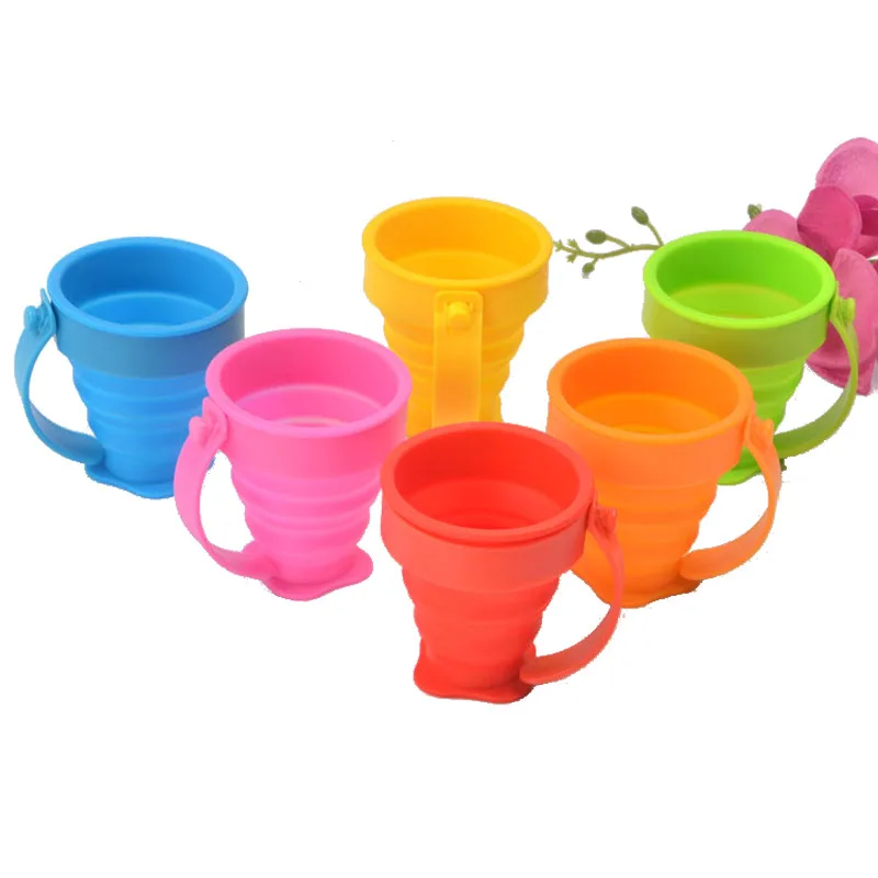 Mrosaa Multi-function Bathroom Tumblers Portable Folding Gargle Cup Silica Gel Toothbrush Holder Travel Drink Washing | Дом и сад
