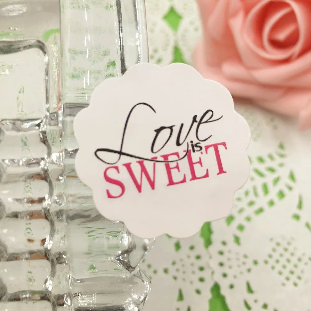 500 шт. бумажные наклейки для упаковки подарков на годовщину|Украшения своими