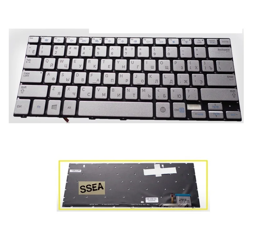 Новый ноутбук RU Клавиатура с Подсветкой для Samsung 730U3E 740U3E NP730U3E NP740U3E Русская без