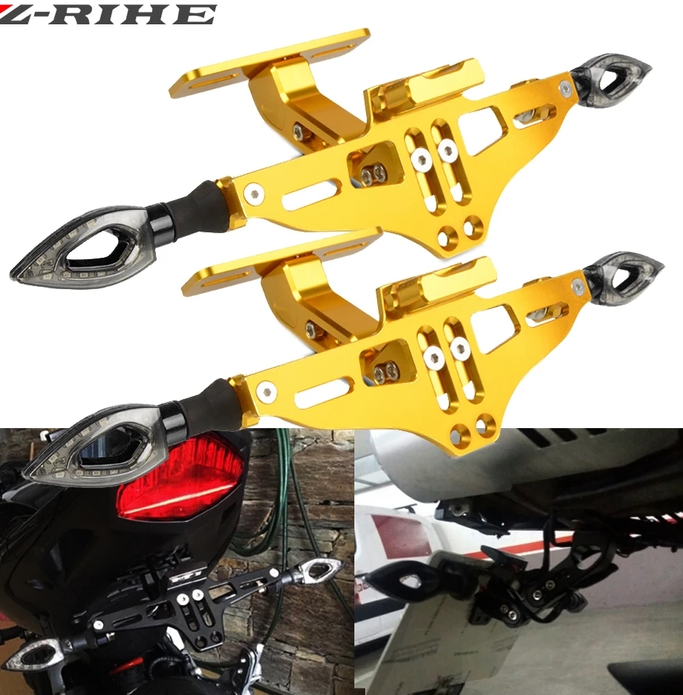 Мотоцикл номерной знак рамка указатель поворота для KAWASAKI NINJA ER6N ER 6N 250 300 2011 2012 2013