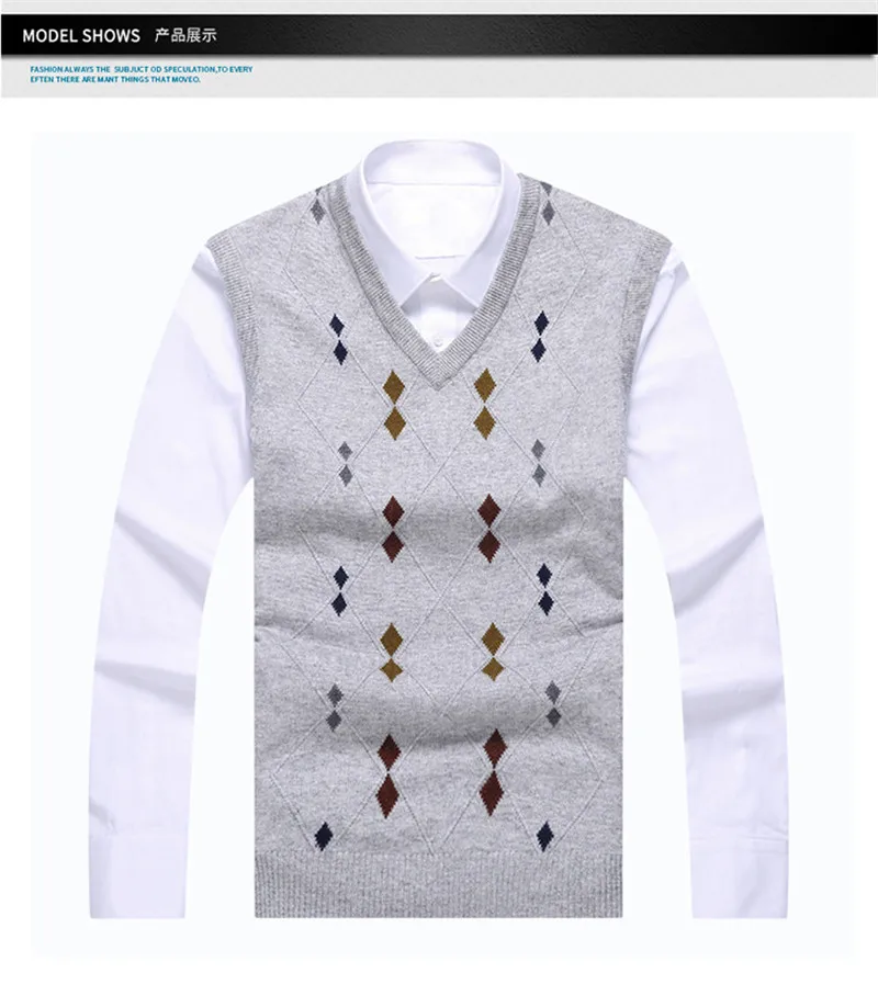 Мужской тонкий вязаный свитер, мужской полосатый пуловер, мужской свитер, приталенный Повседневный свитер, пуловеры без рукавов
