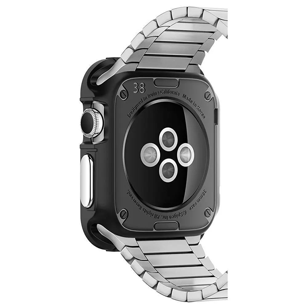POMER Universal Rugged Cover Armor For Apple Watch Series 2 Case for iwatch 42mm Bumps Scratches Shockproof Protective Skin |