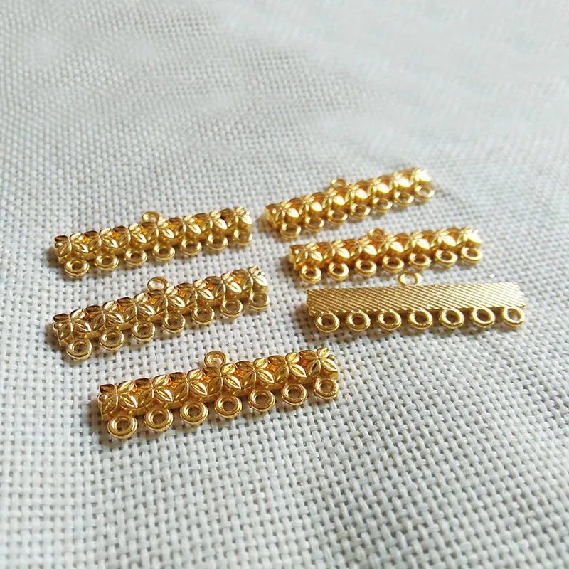 Подвески коннектор для ключей 7 рядов Тумблеры застежка с кистями цепочки