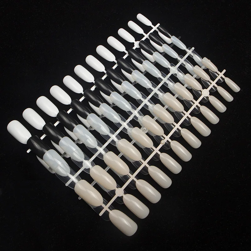 24 шт. накладные ногти с овальной и круглой головкой|Накладные ногти| |