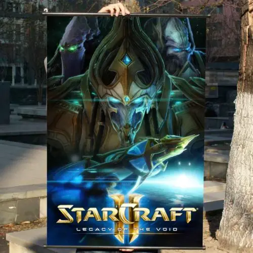 Zerg медальон логотип Сара Керриган домашний Декор настенный плакат прокрутка