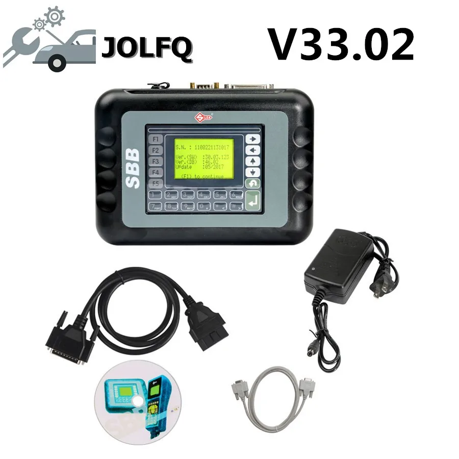 Отзывы в универсальный автомобильный программатор ключей многоязычный sbb V33.02 silca