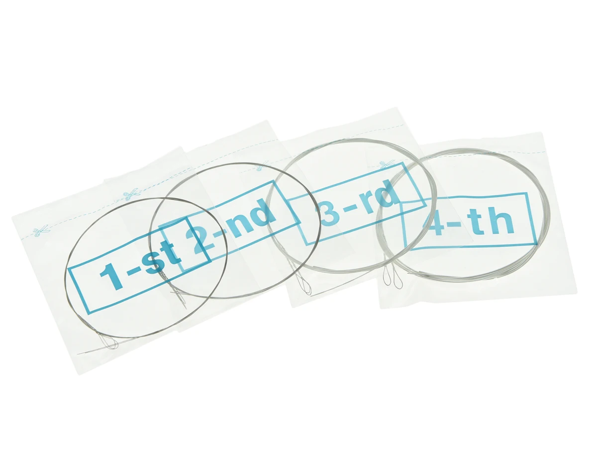 5 комплектов Обмотка из медного сплава|mandolin strings|set alicatessteel string |