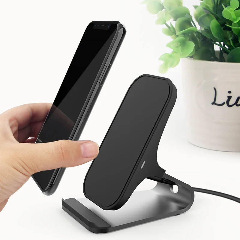 Fast Wireless Charger Qi Certified Charging Stand Compatible iPhone X/XS/XR/XS Max/8/8 Plus Samsung Galaxy S10 | Мобильные телефоны