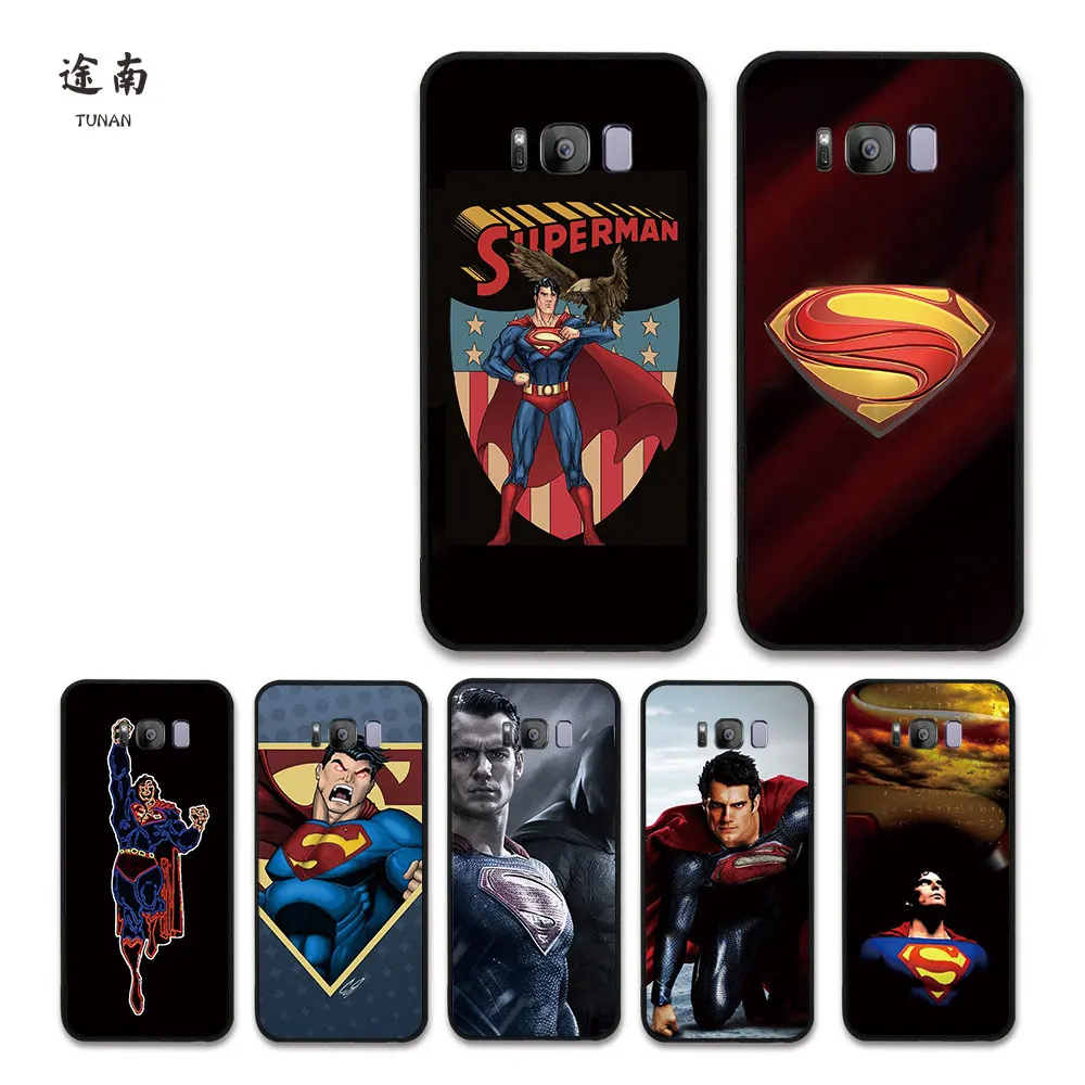Прохладный Marvel Герой Супермен чехол Funda для Samsung S8 Plus S7 край J3 2015 2016 2017 A320 Европа