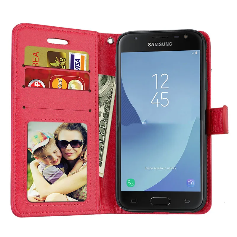 Для Samsung Galaxy J7 sm j730g/ds чехол j730 для J 7 Pro 2017 730 SM J730G/DS откидной Чехол бампер