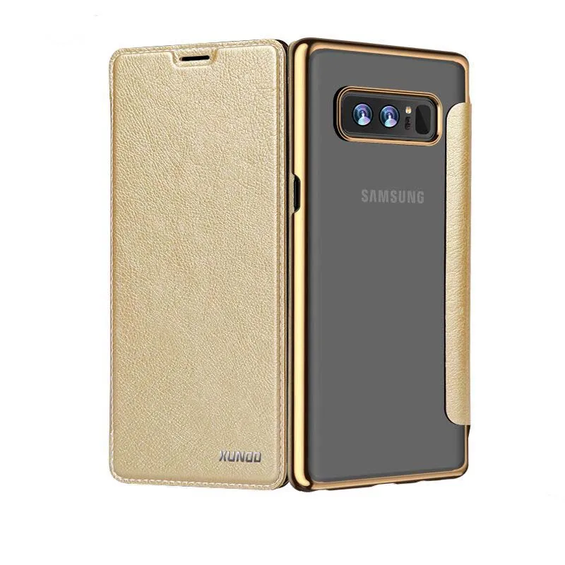 Чехол для Galaxy Note 8 XUNDD Encore series роскошный флип чехол Samsung S8 plus s7 edge жесткий