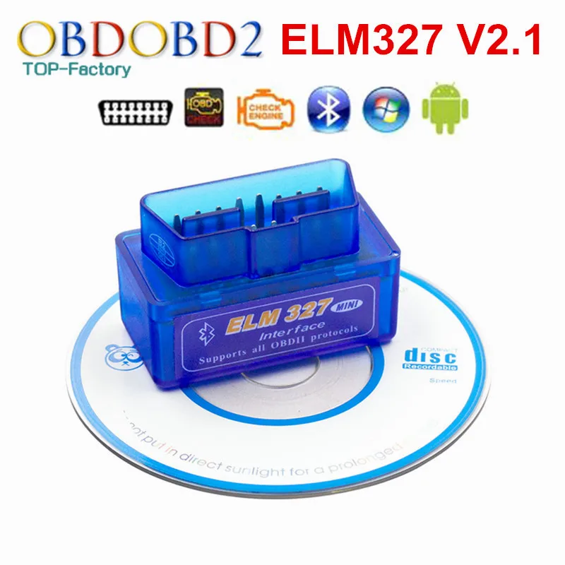 2021 Супер Мини ELM327 Bluetooth V2.1 OBD2 автомобильный диагностический инструмент Mini ELM 327