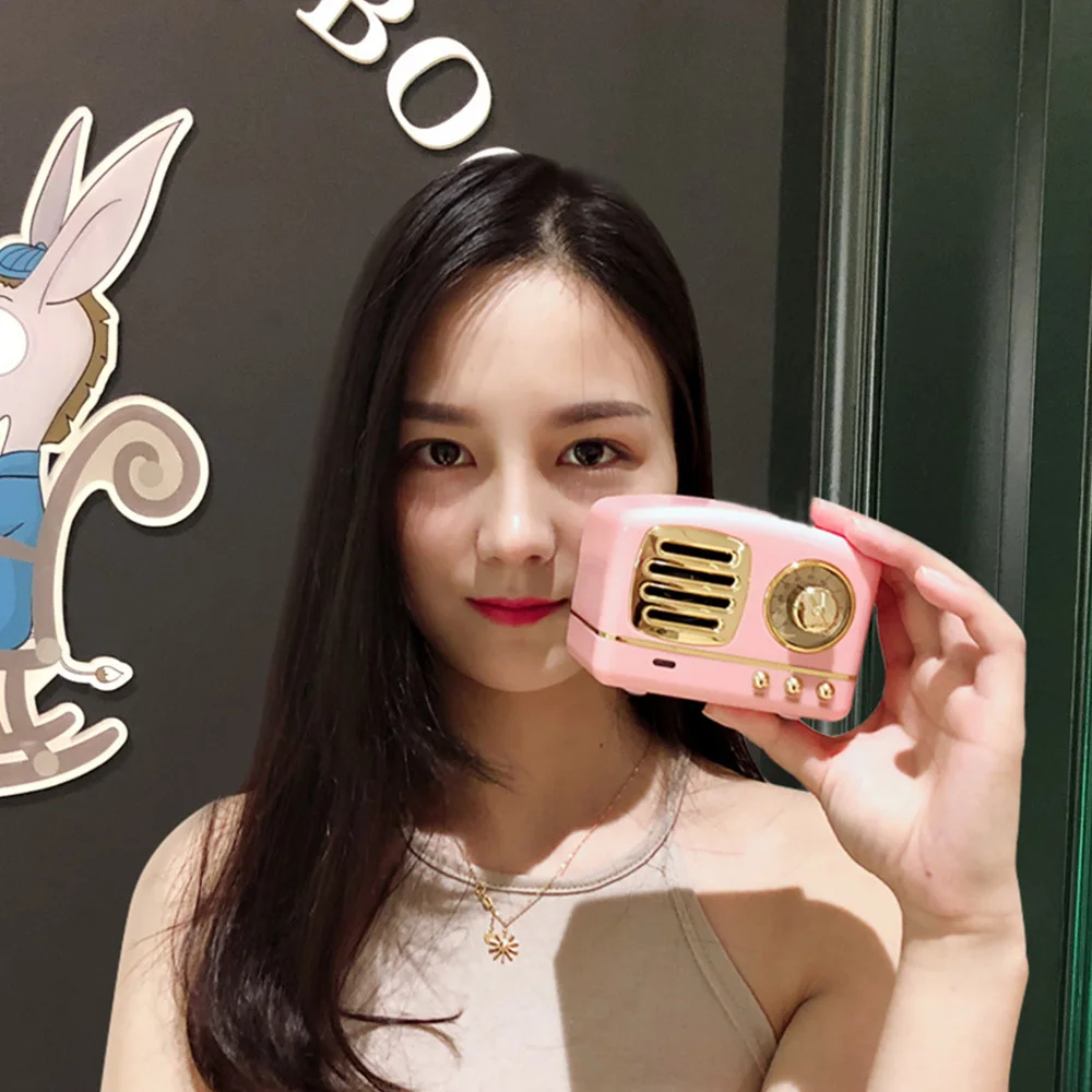 Громкий динамик Bluetooth портативный стерео музыка квадратная коробка мини