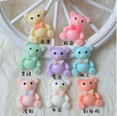 

Little Bear Resin Accessories Mobile Phone Shell DIY Material Refrigerator Stickers Home Decoration Accessories