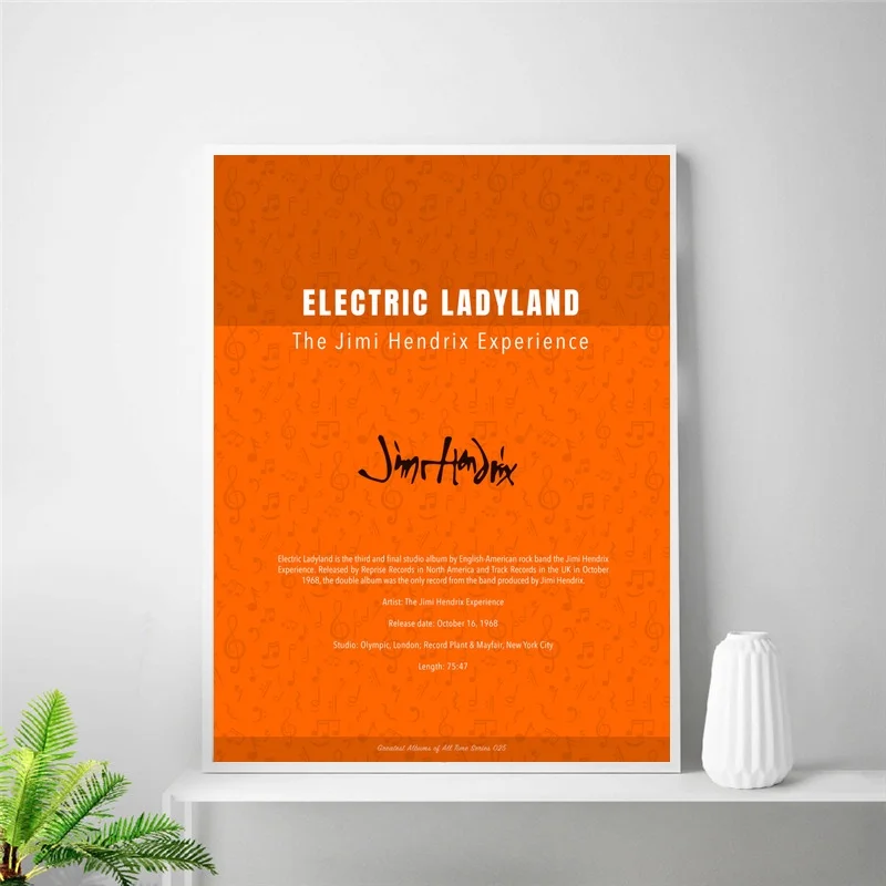 Электрический альбом Ladyland Hendrix Художественная Картина на холсте скандинавские