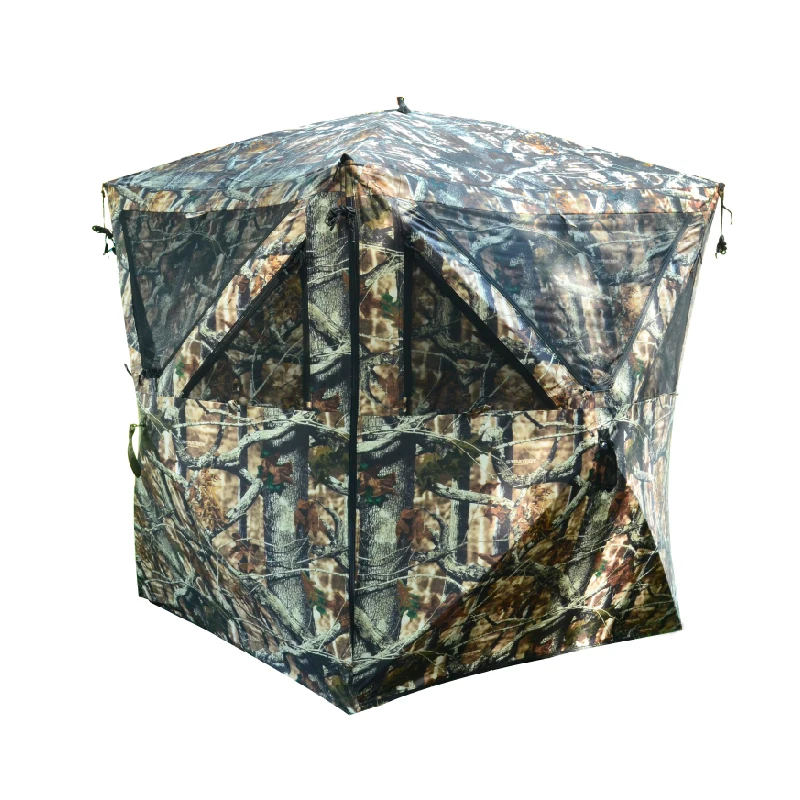 Всплывающие портативные 2 человека наземные охотничьи жалюзи с видом на 360