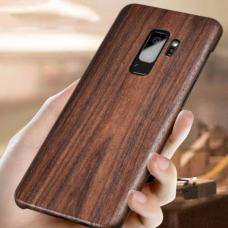 Чехол из натурального дерева для Samsung S9 Plus S9plus чехол