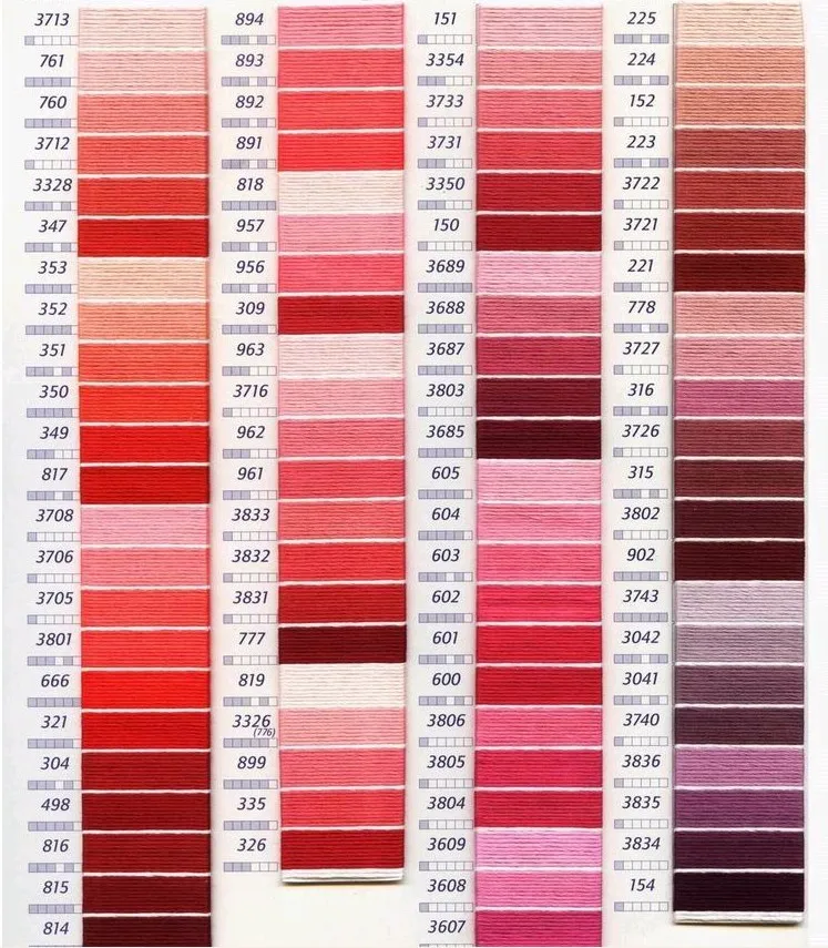 Оригинальная нить DMC для вышивки крестиком крестом 8 7 ярдов длинные 6 нитей 2017 oneroom