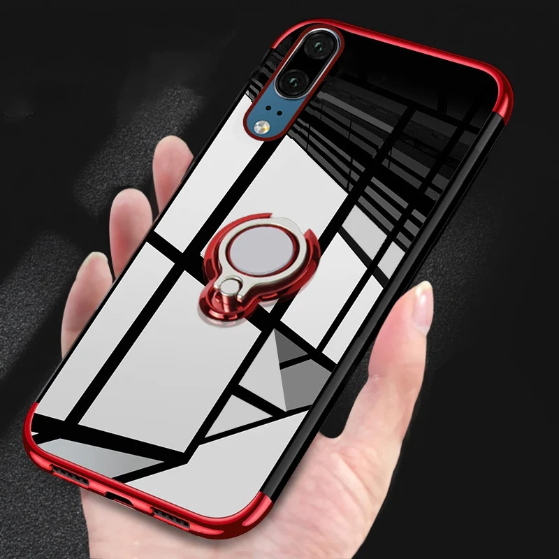 Чехол-подставка с кольцом на палец для Huawei P20 Pro lite Honor 9 8X360, магнитный держатель, чехол для Huawei Mate 10 20, чехлы с подставкой