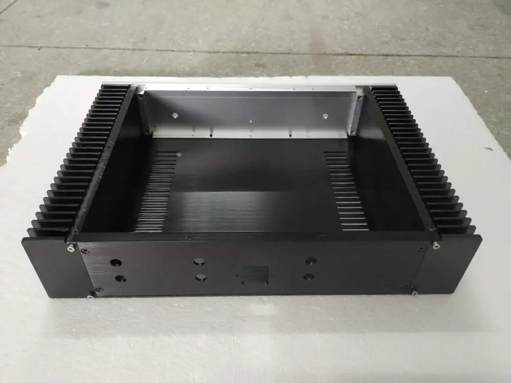 Чехол из алюминия для усилителя мощности с двойным радиатором серии BRZHIFI