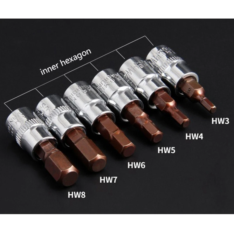 21 шт. шестигранных бит шестигранный ключ трещетка привод адаптер Комплект 1/4