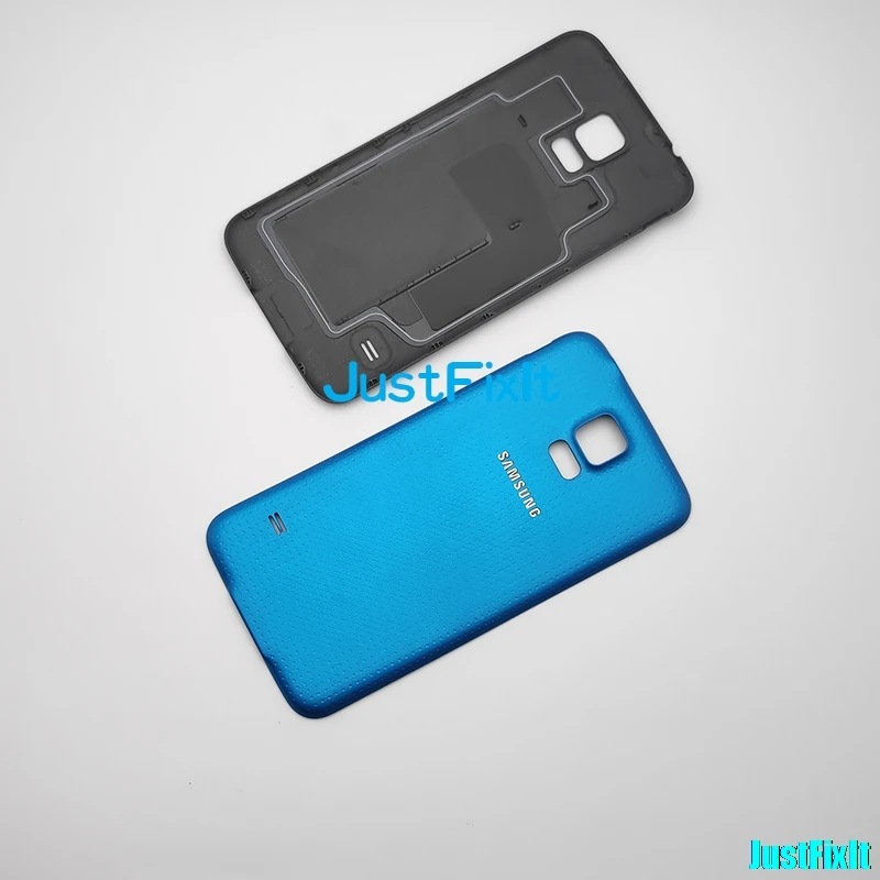 Замена крышки батареи для SAMSUNG Galaxy S5 G900F G900A G900P Задняя крышка Дверь стеклянная