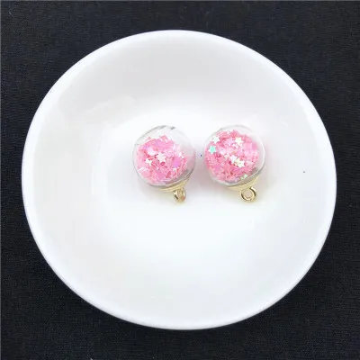 10PCS pink 10 цветов, наполнитель для бутылки желаний, прозрачная/пушистая коробка для слайма, игрушки для детей, амулеты, лепка, глина, Набор для творчества, аксессуары, подарок - Цвет: 10PCS pink