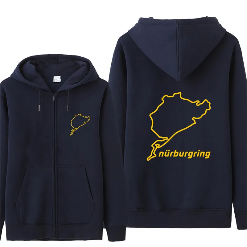 Nurburgring Дрифт Спортивная Толстовка толстовки для мужчин осеннее пальто пуловер флисовая куртка человек Nurburgring толстовки HS-070 - Цвет: as picture
