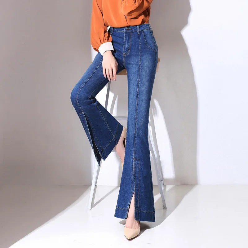 Split bell bottom jeans Clearance