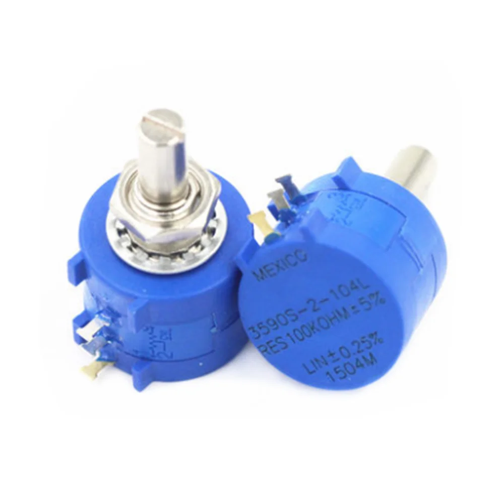3590S 2 101 201 501 102 202 502 103 203 503 104L Ом прецизионный Multiturn потенциометр 10 кольцо