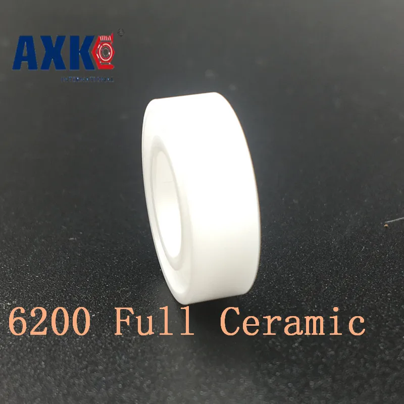 2019 Топ Мода Новый Axk 6200 полный Керамика Подшипник (1 шт.) 10*30*9 мм Zro2 Материал 6200ce все