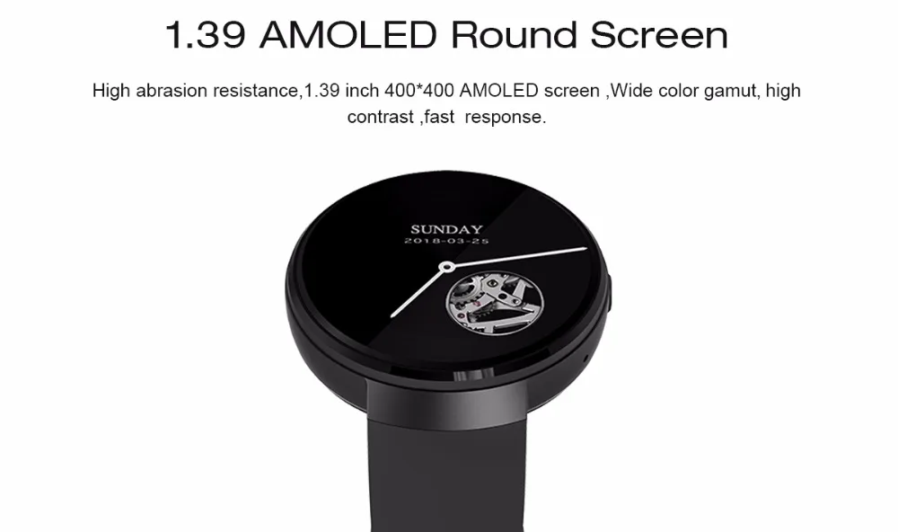 Умные часы Z28, 1,39 дюйма, MTK6737, Android 7,0, 4G, умные часы, 580 мА/ч+ 720 мА/ч, батарея, МП, камера, монитор сердечного ритма, PK kw88 LEM 7