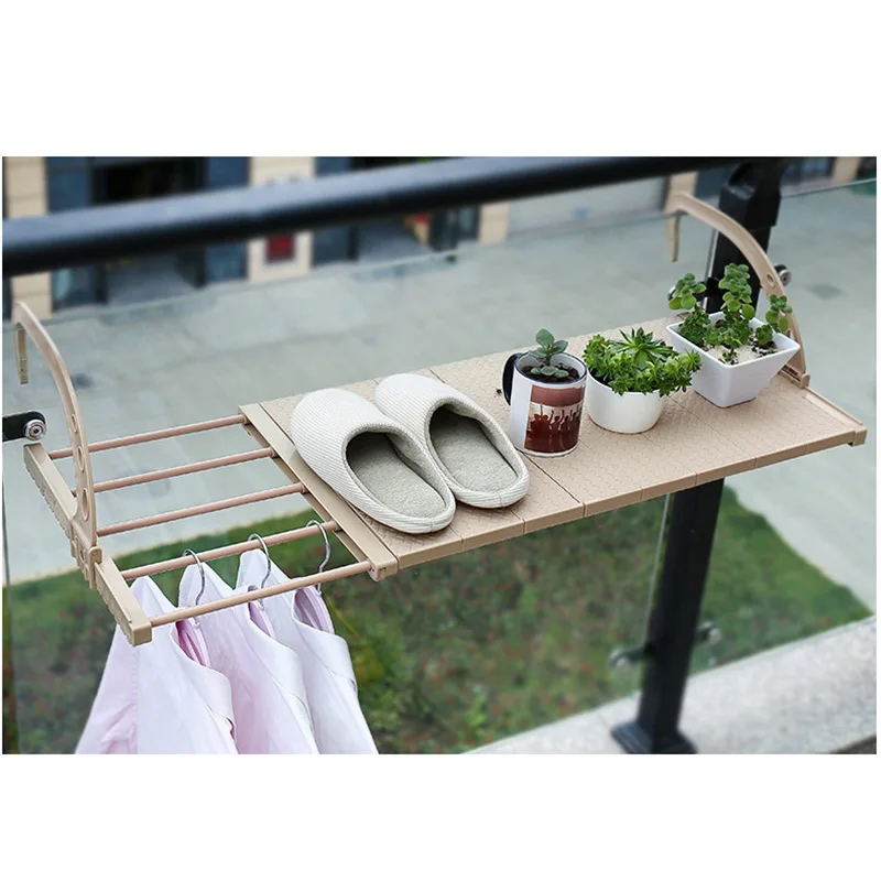 Многофункциональная подвесная полка для дома и балкона регулируемые складные