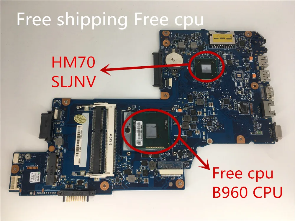 Совершенно новая материнская плата H000052730 для ноутбука Toshiba Satellite C850 C855 L850 L855 без